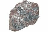Metallic, Needle-Like Pyrolusite Crystals - Morocco #220656-1